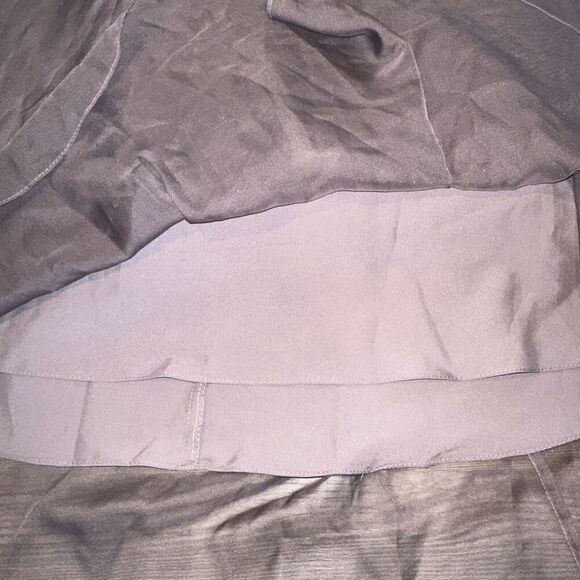 La Femme 29235 Floral Embroidery Chiffon Column Gown SZ 12 Dark Mauve. $460. 13 - Picture 6 of 10